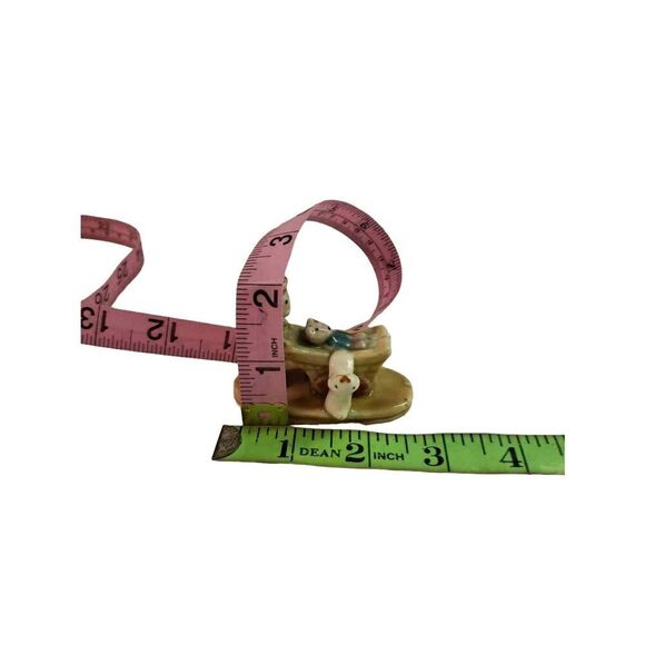 Bear Pushing Carriage Figurine - Picture 4 of 6